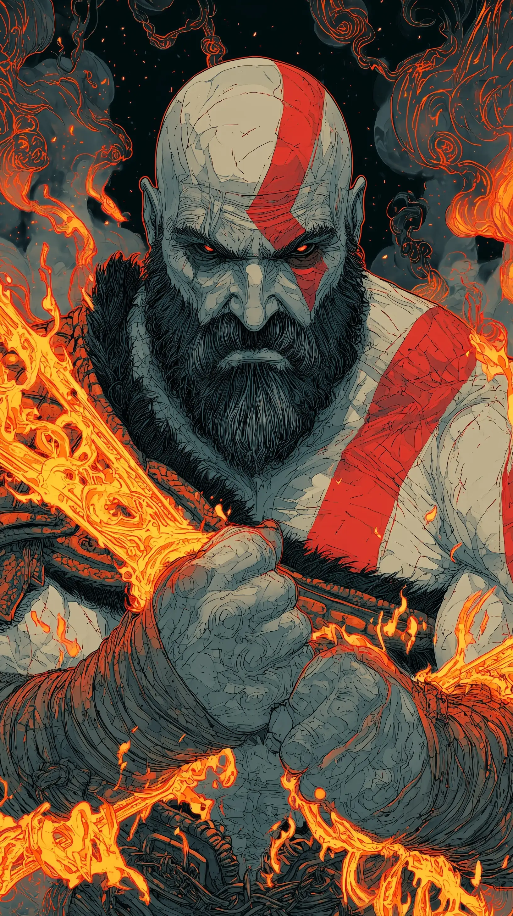 Kratos Wallpaper 4K wallpaper for desktop and mobile - Pixbee