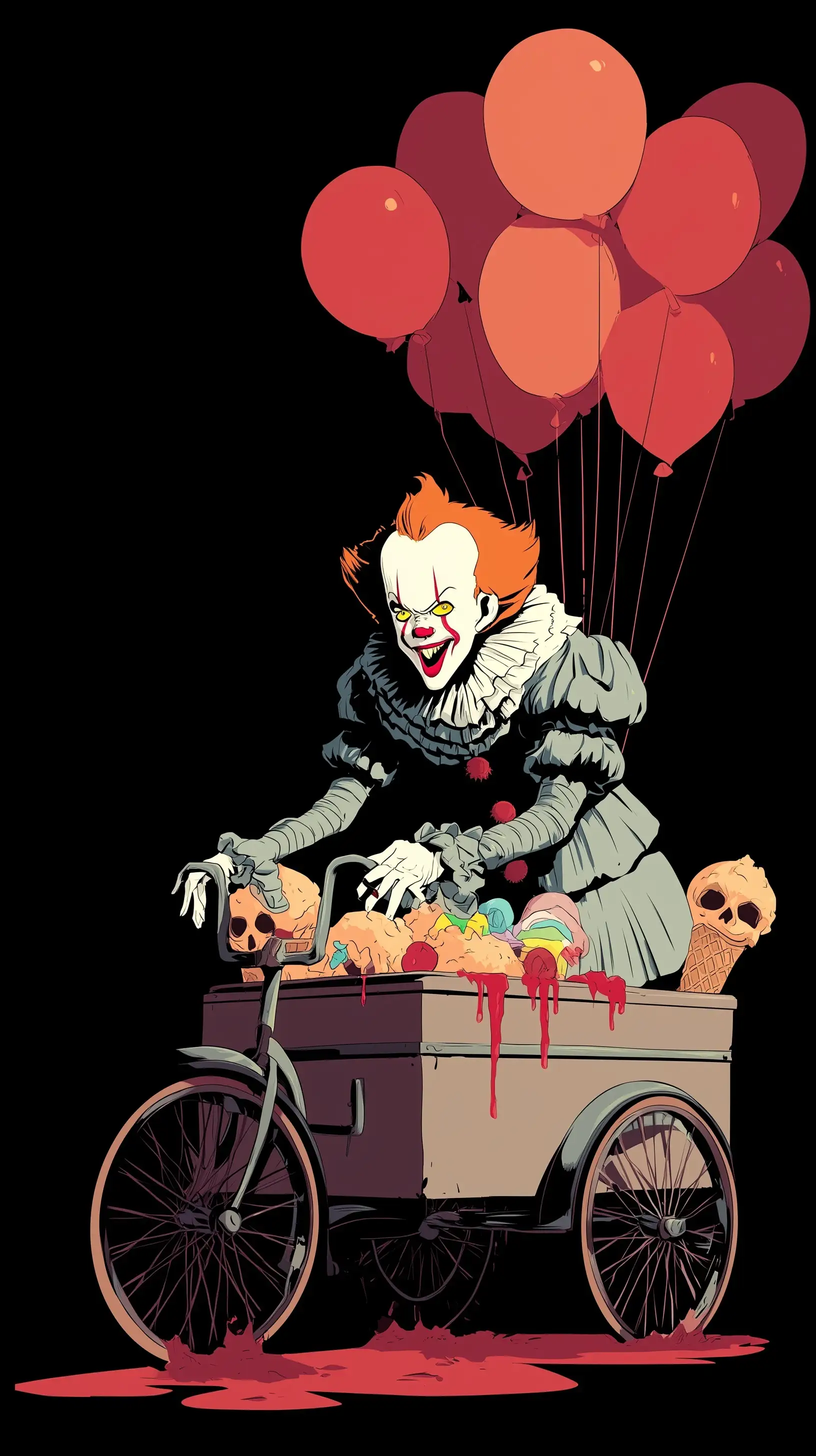 Pennywise 4K wallpaper for desktop and mobile - Pixbee