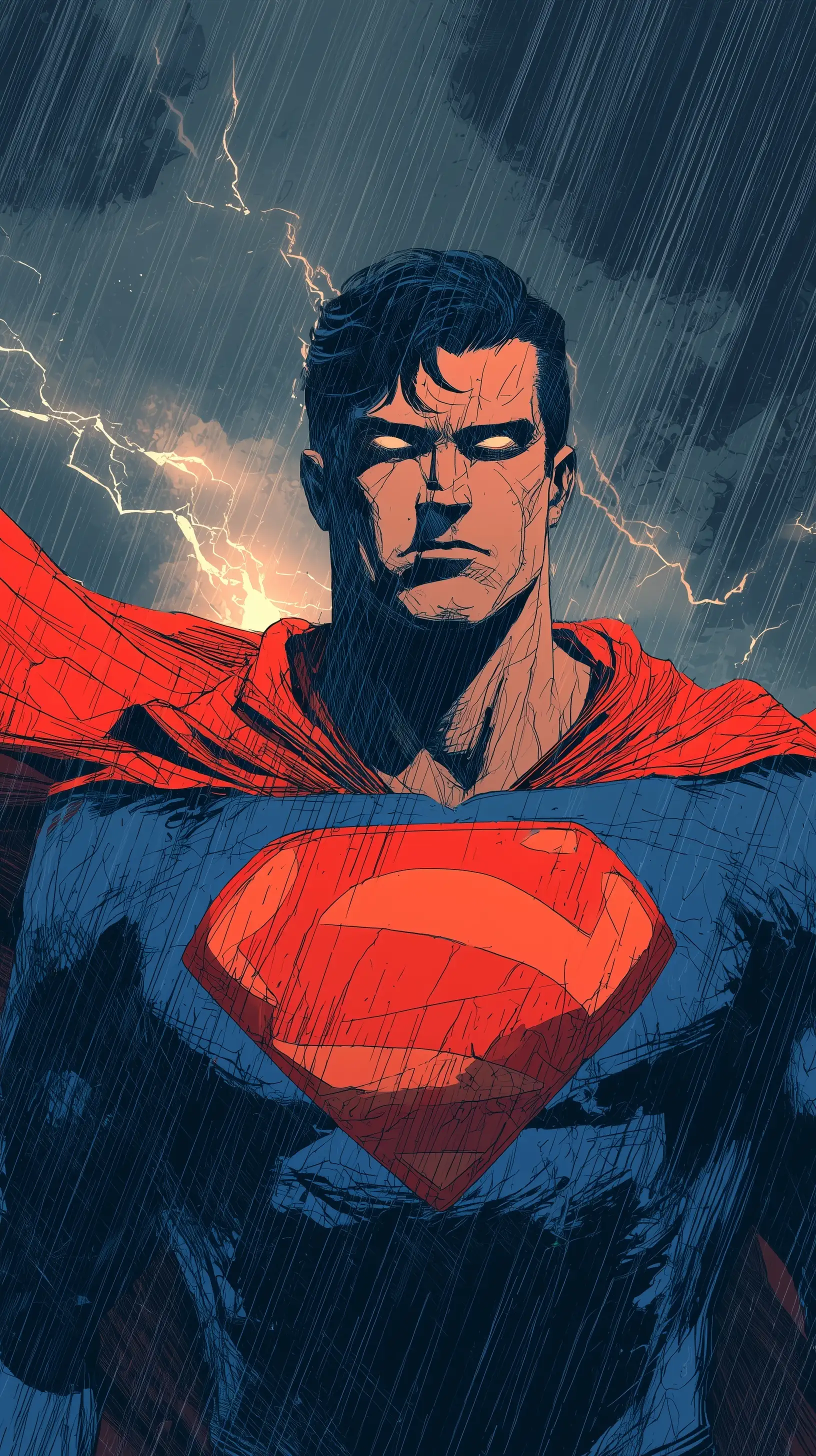 Superman anime 4K wallpaper for desktop and mobile - Pixbee