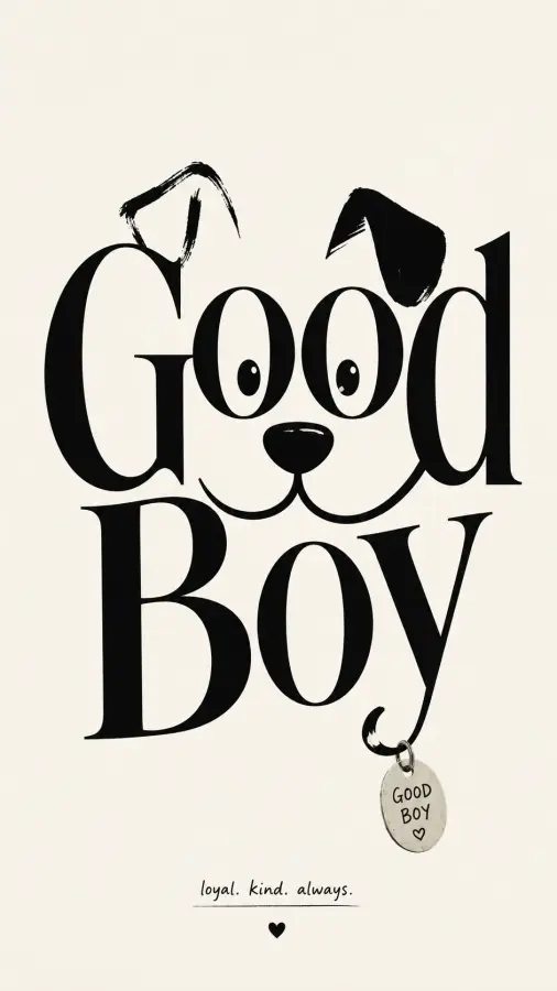 “A good boy is loyal, kind, and pure at heart.” 🐶🤍 4K wallpaper for desktop and mobile - Pixbee
