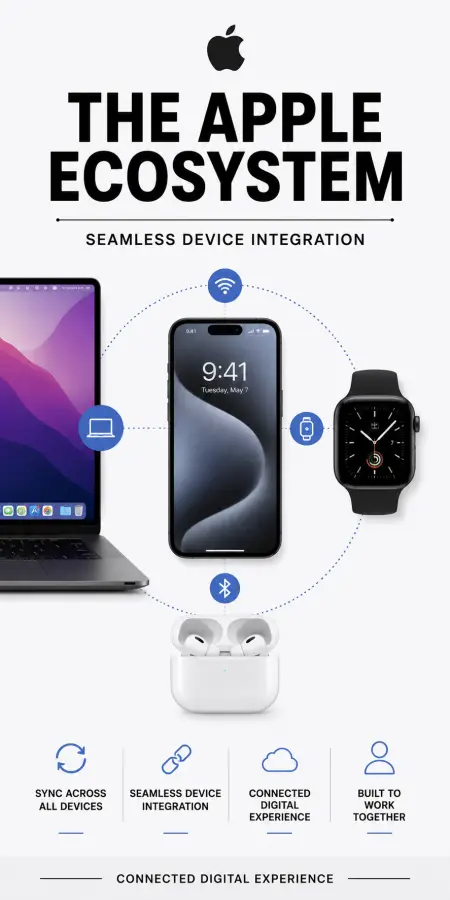 Apple Ecosystem: Seamless Multi-Device Integration 4K wallpaper for desktop and mobile - Pixbee
