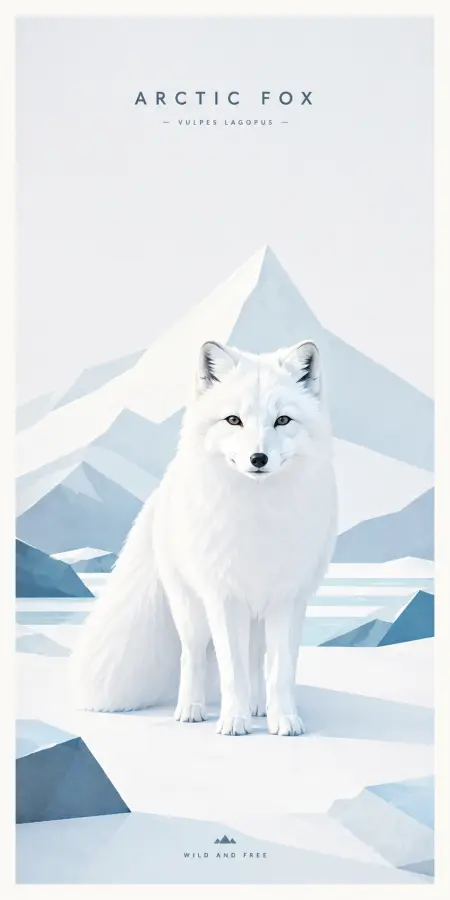 “Arctic Fox — Wild and Free” 4K wallpaper for desktop and mobile - Pixbee