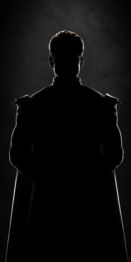 Backlight Silhouette Portrait Of Standing Villain Figure 4K wallpaper for desktop and mobile - Pixbee