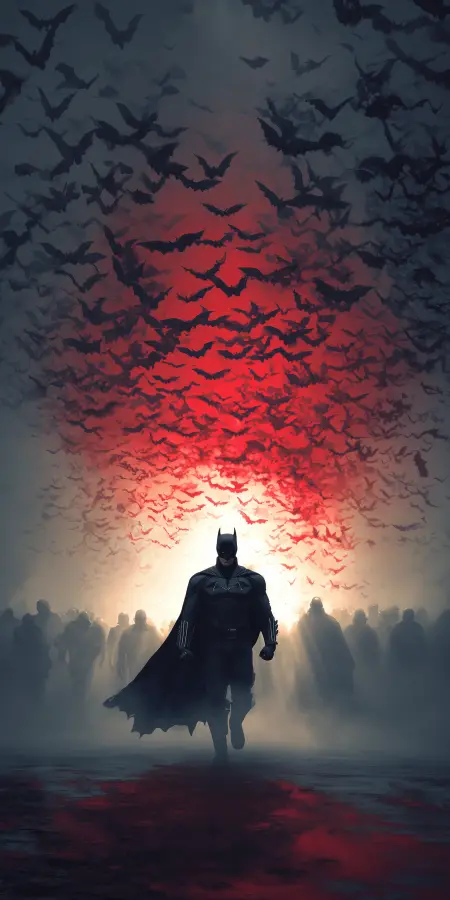 Batman Rising Through Darkness 4K wallpaper for desktop and mobile - Pixbee
