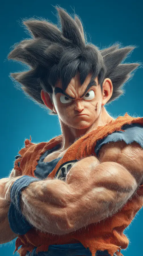 Battle Hardened Saiyan Rage - Goku 4K wallpaper for desktop and mobile - Pixbee