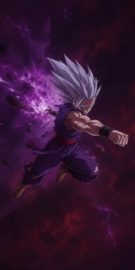 Beast Gohan: “One punch away from ending the whole arc.” 4K wallpaper for desktop and mobile - Pixbee
