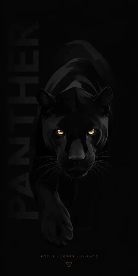 “Black Panther — Focus, Power, Silence” 4K wallpaper for desktop and mobile - Pixbee