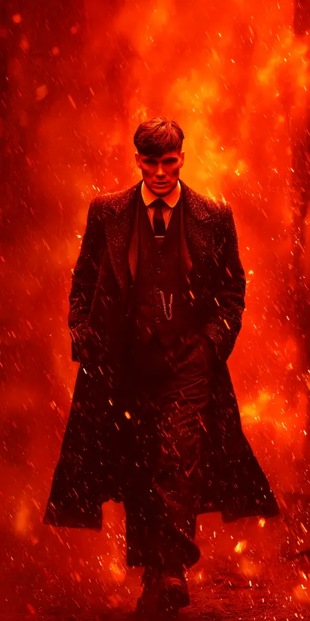 Blazing Fire Mafia Walk 4K wallpaper for desktop and mobile - Pixbee