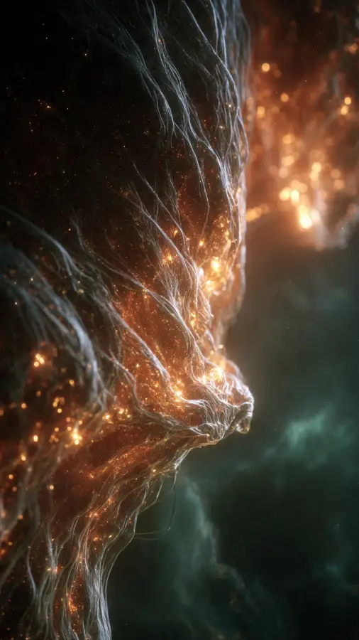 Celestial Energy Wolf 4K wallpaper for desktop and mobile - Pixbee