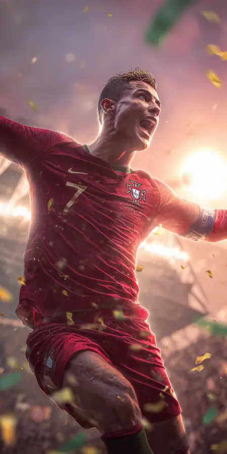 Champion Roar of Victory - CR7 4K wallpaper for desktop and mobile - Pixbee