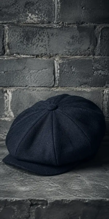 Classic Tweed Flat Cap Resting On Ledge 4K wallpaper for desktop and mobile - Pixbee