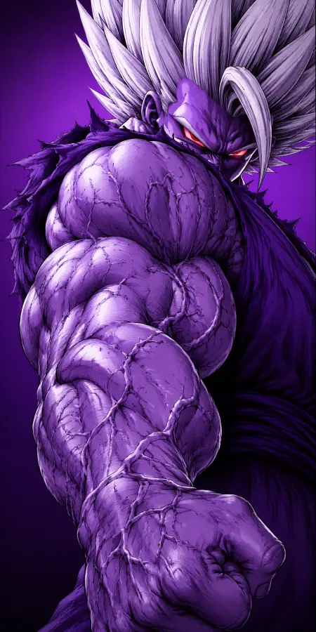 Close Up Purple Gohan Beast Fist 4K wallpaper for desktop and mobile - Pixbee