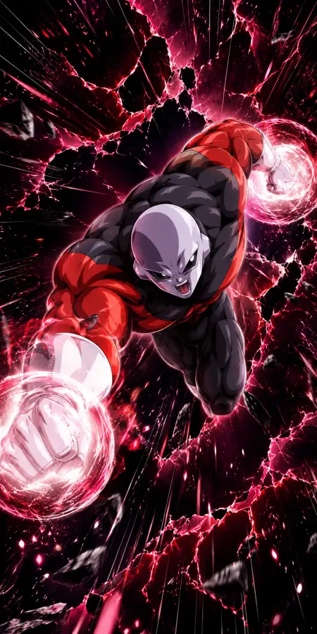 Cosmic Breaker Jiren 🔴⚡ 4K wallpaper for desktop and mobile - Pixbee