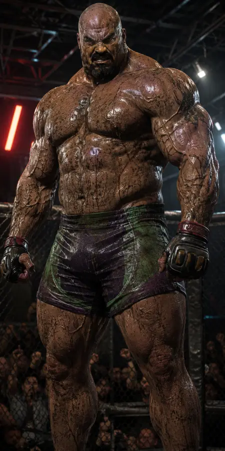 Craig Marduk Berserker Stance Cage Match Arena 4K wallpaper for desktop and mobile - Pixbee