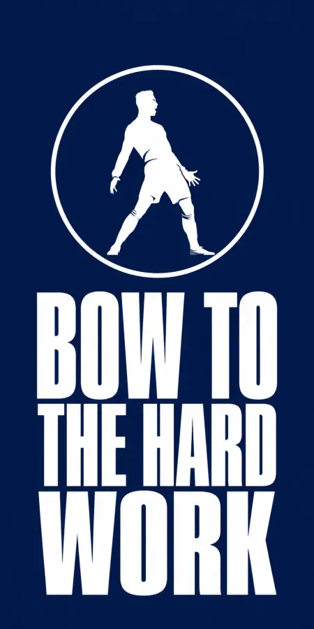Cristiano Ronaldo Bow To Hard Work 4K wallpaper for desktop and mobile - Pixbee