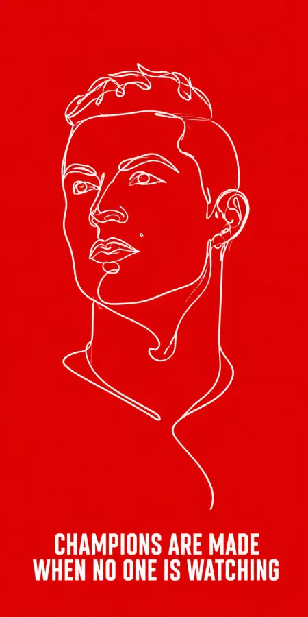 Cristiano Ronaldo Champions Are Made Quote 4K wallpaper for desktop and mobile - Pixbee
