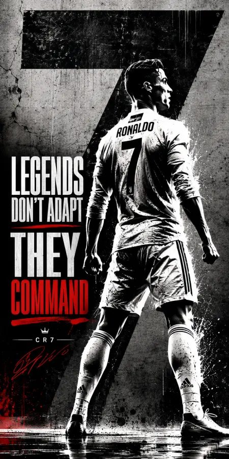 Cristiano Ronaldo Dark Grungy Juventus Poster 4K wallpaper for desktop and mobile - Pixbee