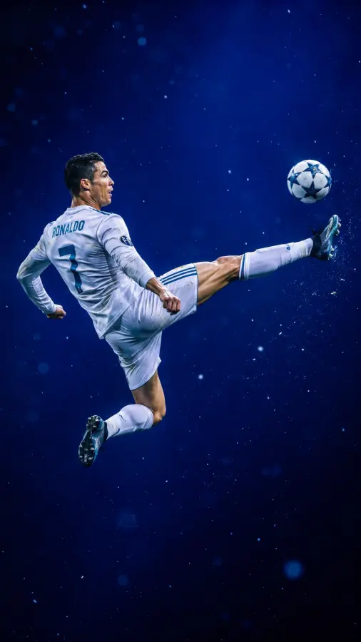 Cristiano Ronaldo — Defying Gravity. Chasing Greatness. 4K wallpaper for desktop and mobile - Pixbee