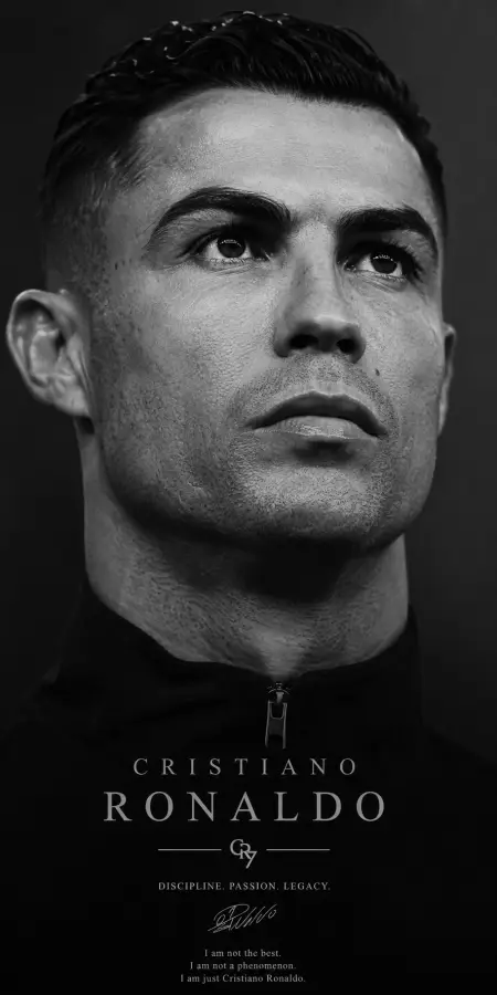“Cristiano Ronaldo — Discipline, Passion, Legacy” 4K wallpaper for desktop and mobile - Pixbee