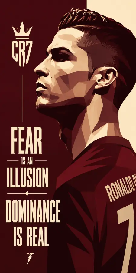 Cristiano Ronaldo Dominance Is Real Poster 4K wallpaper for desktop and mobile - Pixbee