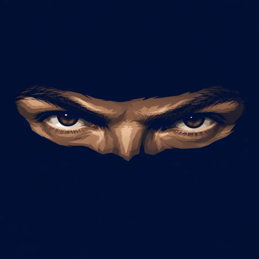 Cristiano Ronaldo Focused Intense Eyes Vector — football desktop wallpaper