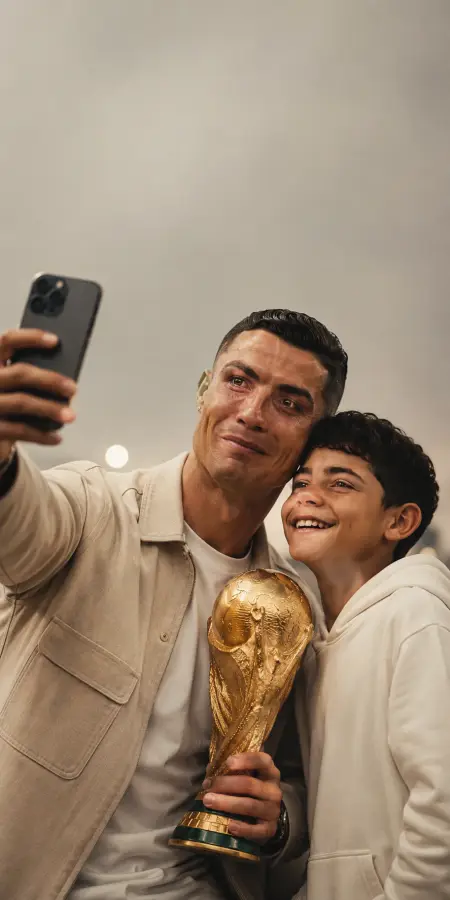 Cristiano Ronaldo Football Legacy Moment 4K wallpaper for desktop and mobile - Pixbee