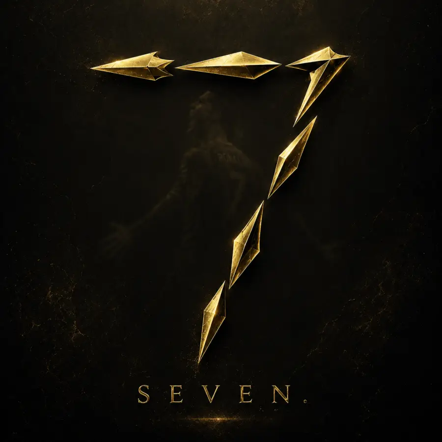 Cristiano Ronaldo Golden Crystal Seven Logo — football desktop wallpaper