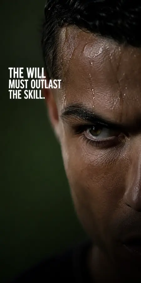 Cristiano Ronaldo Intensity Will Outlast Skill — football phone wallpaper
