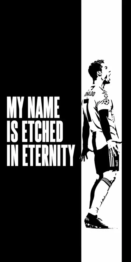 Cristiano Ronaldo Name Etched In Eternity 4K wallpaper for desktop and mobile - Pixbee
