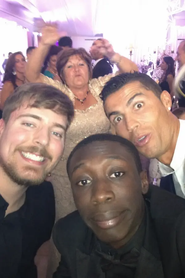 “Cristiano Ronaldo — Party Vibes With The Ultimate Crew.” 4K wallpaper for desktop and mobile - Pixbee