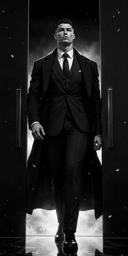 Cristiano Ronaldo — Power Walks In Silence. 4K wallpaper for desktop and mobile - Pixbee