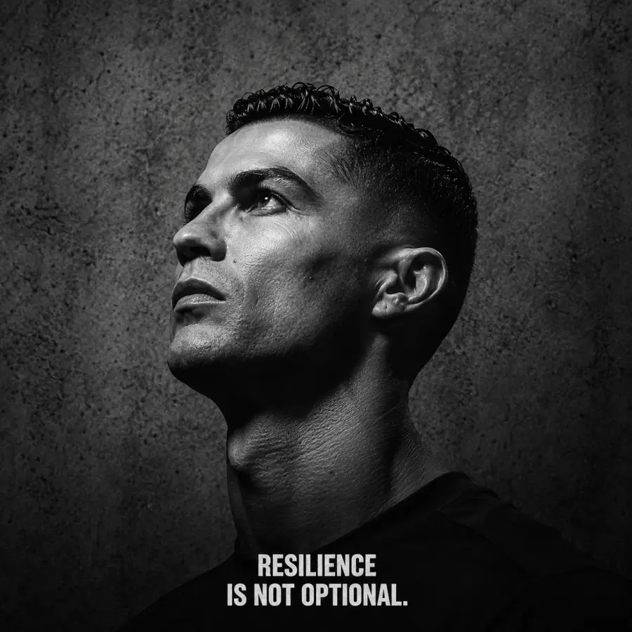 Cristiano Ronaldo Resilience Is Not Optional — football desktop wallpaper