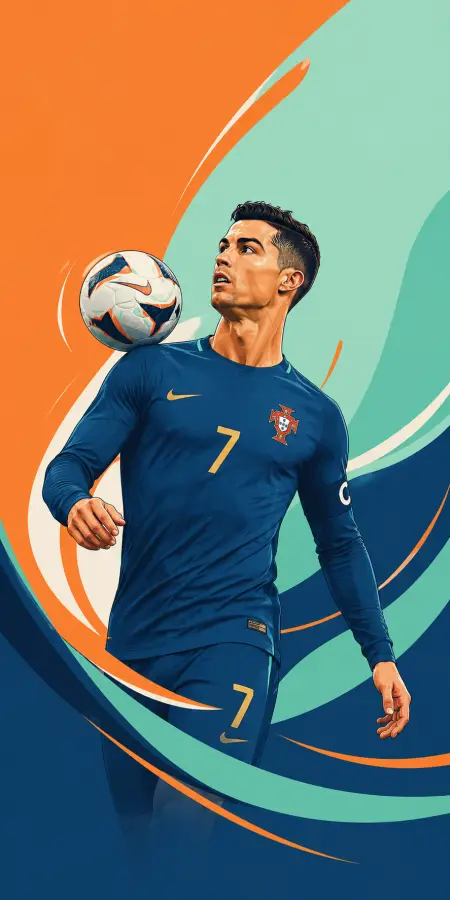 Cristiano Ronaldo Soccer Control 4K wallpaper for desktop and mobile - Pixbee