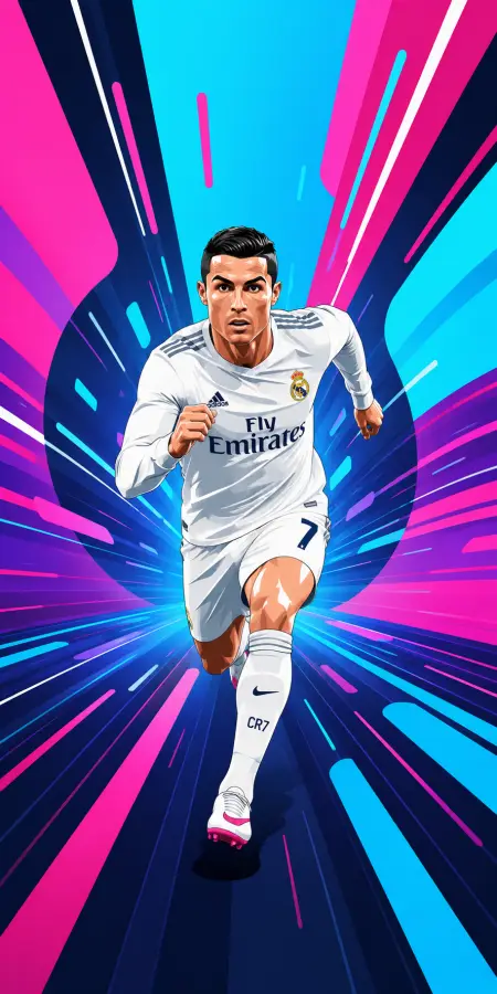 Cristiano Ronaldo Soccer Speedster 4K wallpaper for desktop and mobile - Pixbee
