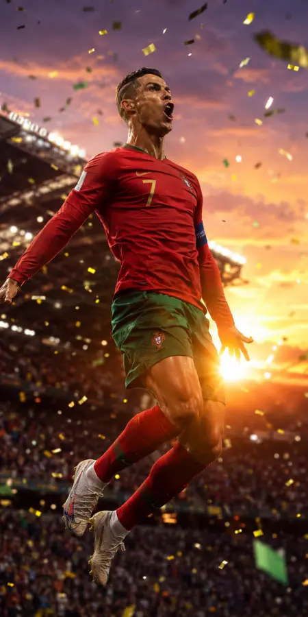 “Cristiano Ronaldo — The Rise of a Legend” 4K wallpaper for desktop and mobile - Pixbee