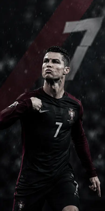 “Cristiano Ronaldo — The Warrior of Portugal.” 4K wallpaper for desktop and mobile - Pixbee