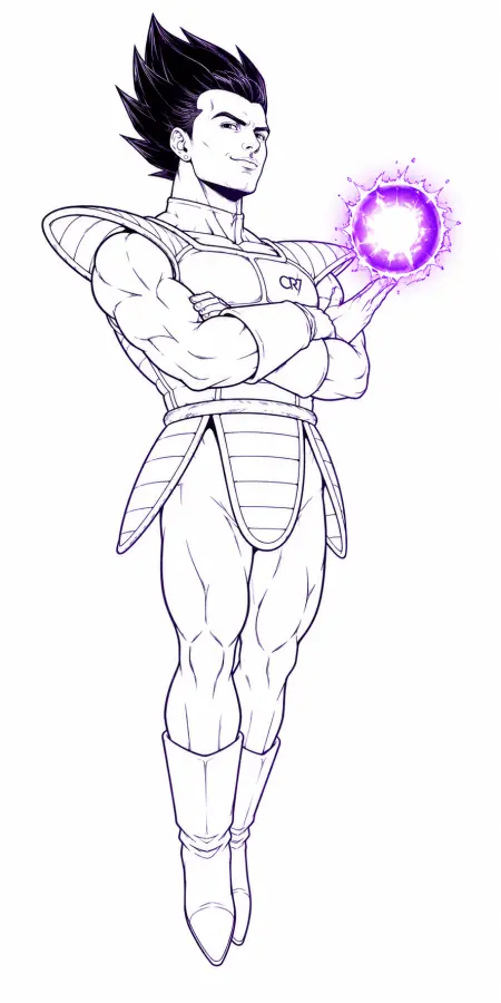 Cristiano Ronaldo Vegeta Energy Ball Sketch 4K wallpaper for desktop and mobile - Pixbee