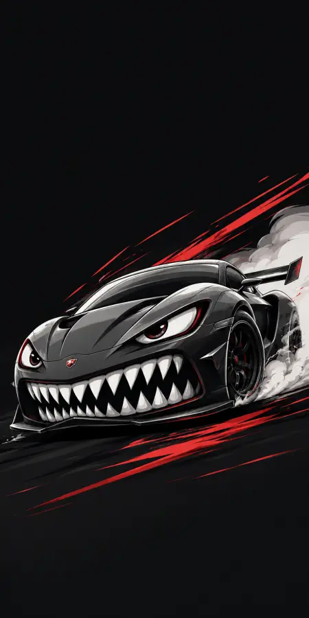 Dark Fury On Wheels 4K wallpaper for desktop and mobile - Pixbee