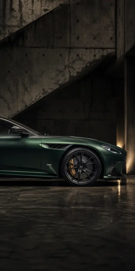 Dark Green Aston Martin Dbs Concrete Studio — cars phone wallpaper