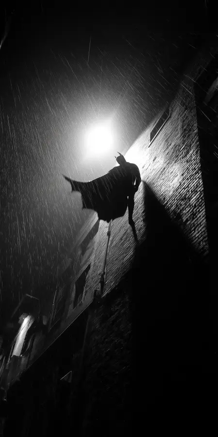 Dark Knight Rain Ascent 4K wallpaper for desktop and mobile - Pixbee