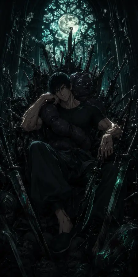Dark Throne Of Fallen Blades 4K wallpaper for desktop and mobile - Pixbee