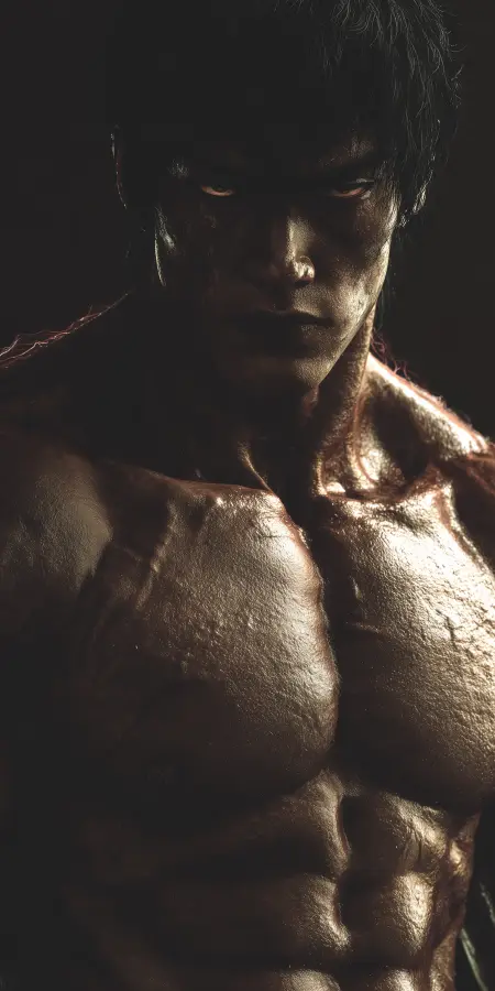 Dark Warrior Savage Power 4K wallpaper for desktop and mobile - Pixbee