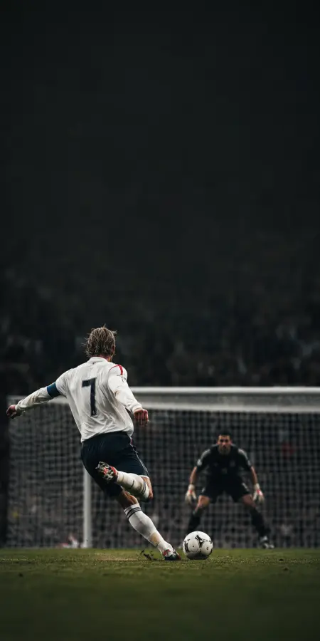 David Beckham Soccer Penalty Master 4K wallpaper for desktop and mobile - Pixbee
