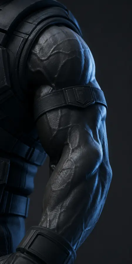 Detailed Close Up Of Veiny Bicep 4K wallpaper for desktop and mobile - Pixbee