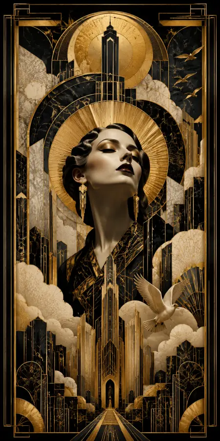 “Elegance isn’t worn… it radiates from within like gold in the dark. ✨👑” 4K wallpaper for desktop and mobile - Pixbee