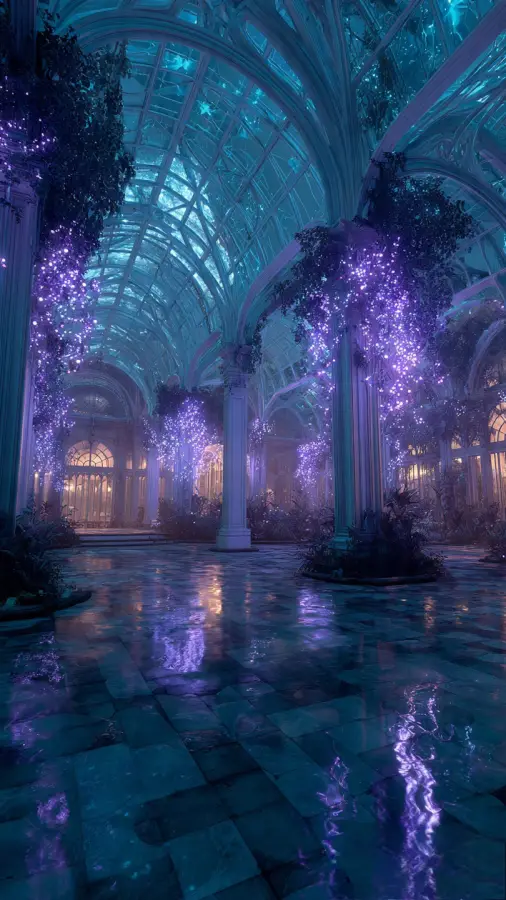 Enchanted Palace Of Light 4K wallpaper for desktop and mobile - Pixbee