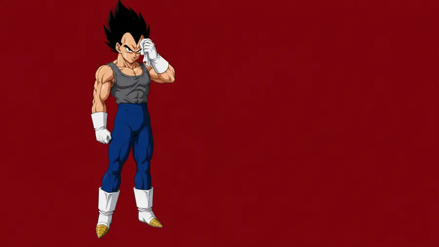 Exhausted Vegeta Wiping Sweat From Forehead 4K wallpaper for desktop and mobile - Pixbee