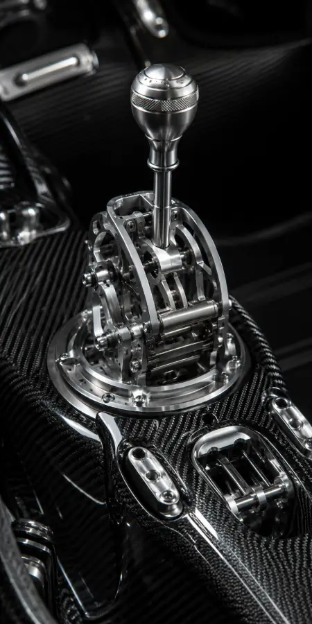 Exposed Gated Manual Shifter Carbon Fiber — cars phone wallpaper