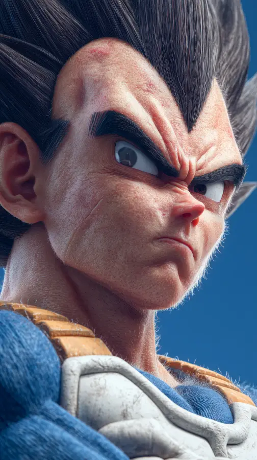 Fierce Pride Never Breaks - Vegeta 4K wallpaper for desktop and mobile - Pixbee