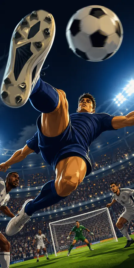 “Final Strike: The Goal That Defines Legends ⚽🔥” 4K wallpaper for desktop and mobile - Pixbee